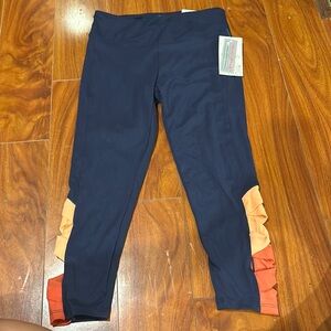 NWT Navy blue leggings size M